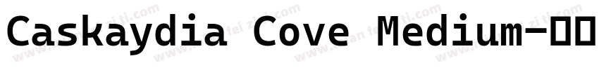 Caskaydia Cove Medium字体转换